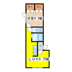 アーバンフレグランスの物件間取画像